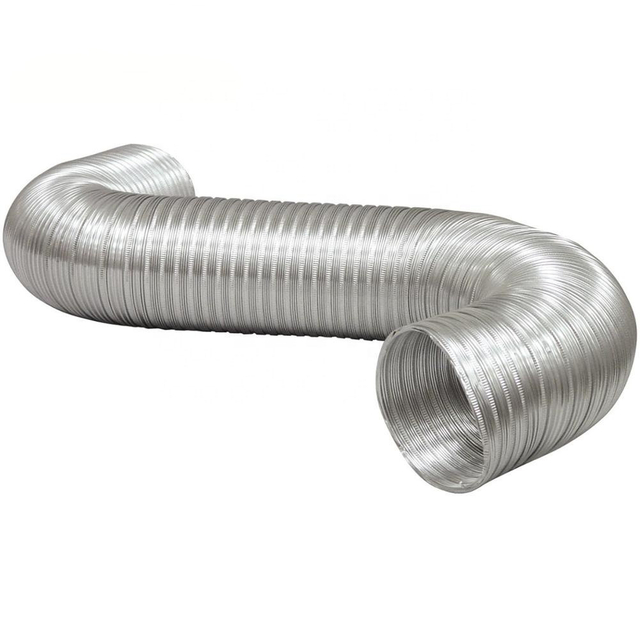 Двухслойный воздуховод из ПВХ, 5 x 5 футов, гибкий вентиляционный шланг для системы отопления, вентиляции и кондиционирования воздуха диаметром 100 мм
