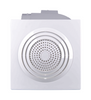 8 Polegada silencioso pl&aacute;stico quadrado banheiro ventilador de ventila&ccedil;&atilde;o ultra silencioso com luz led exaustor montado no teto ventilador extrator de ar